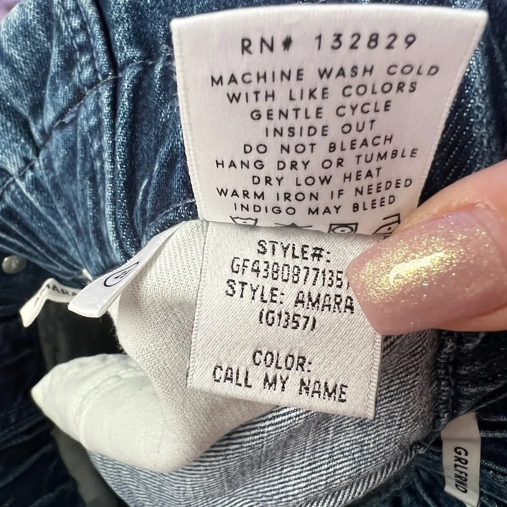 NWT Grlfrnd Amara‎ Shorts in call my name women’s 25